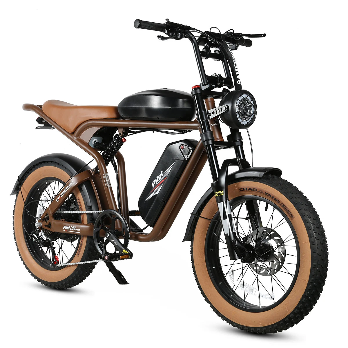 

SAMEBIKE Aluminum alloy Motorcycle frame Hydraulic disc brake 20"*4.0" fat tires electric motorcycles