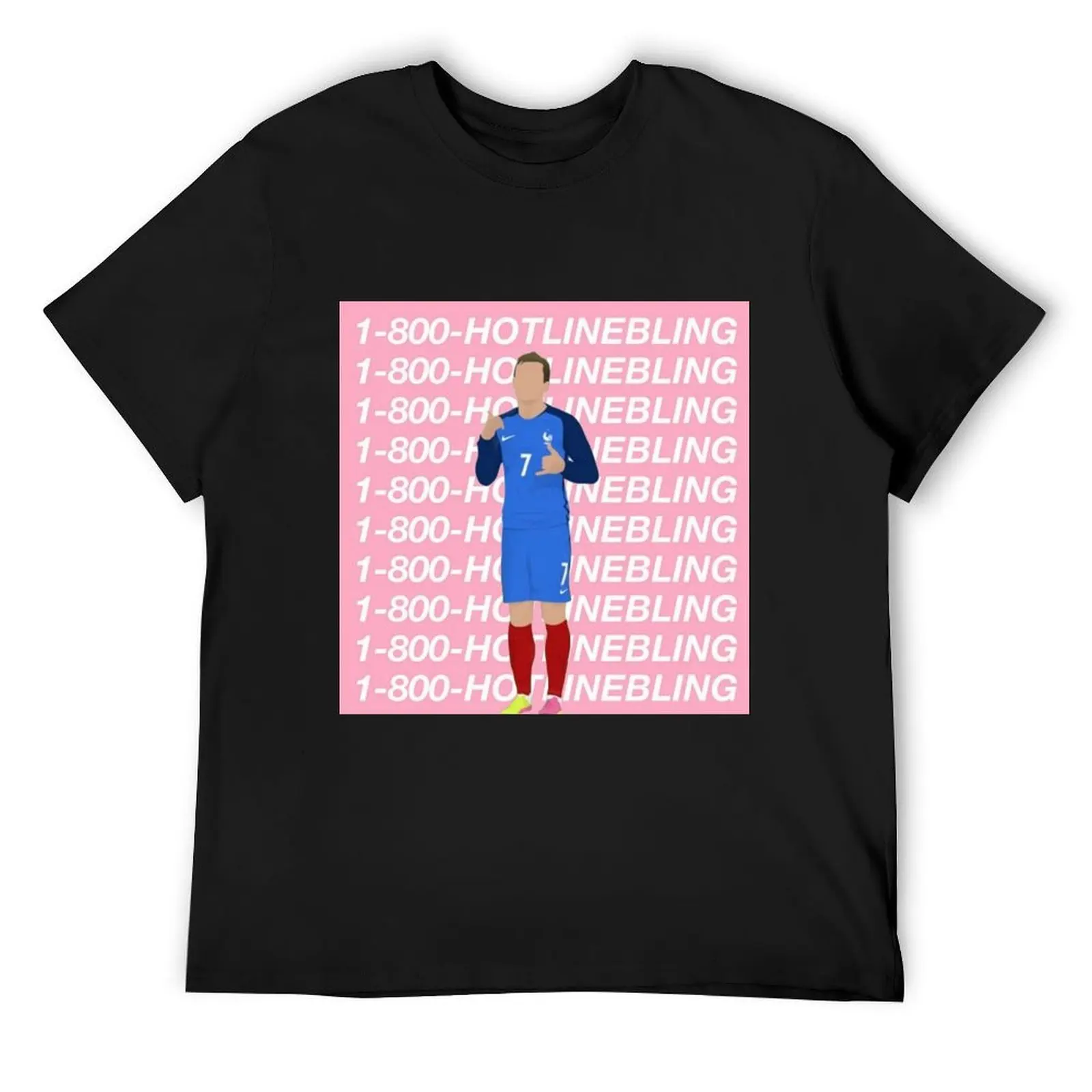 Griezmann Hotline Bling футболка с животным принтом для мальчиков на заказ короткими