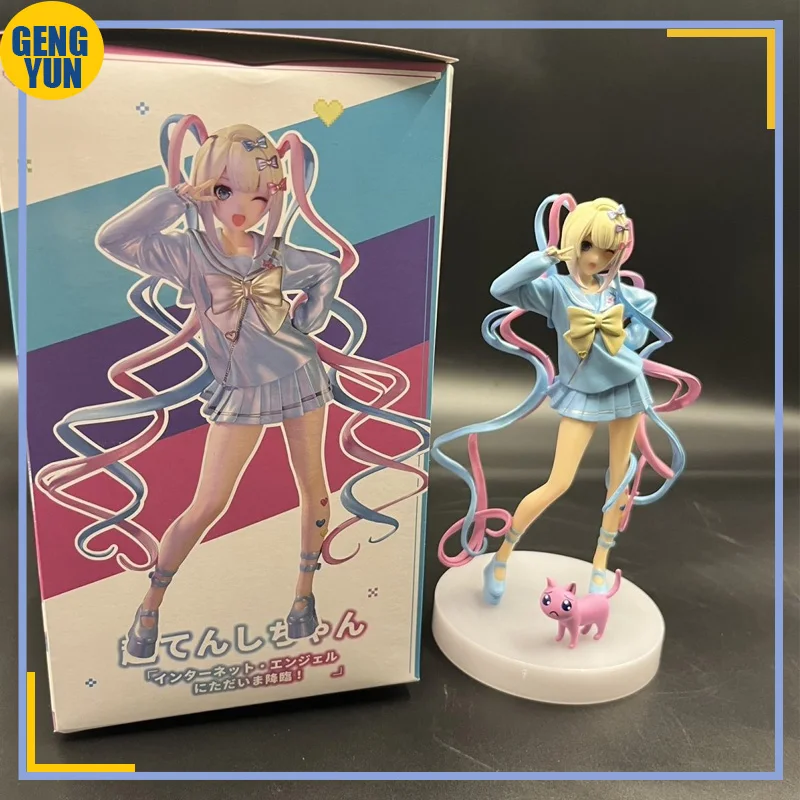 

17cm Needy Girl Overdose Kangel Figure Virtual Uploader Anime Action Figures Kawaii Sexy Girl Model Collection Doll Toys Gifts