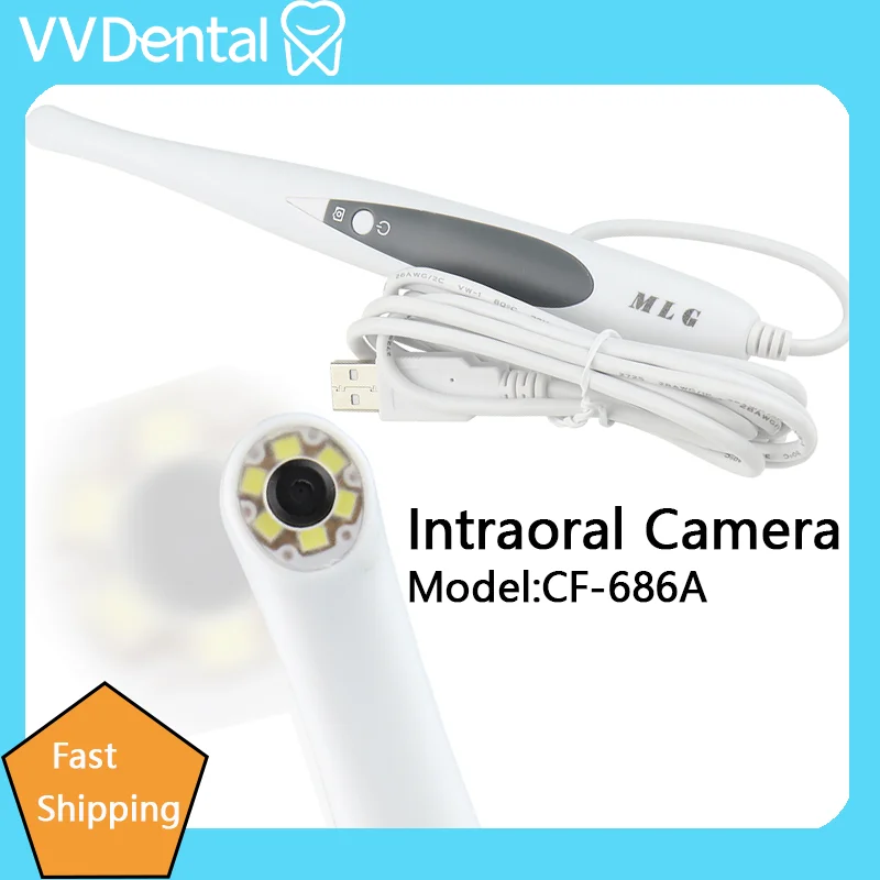 Фото Магнитная USB-камера VVDental для внутриротового осмотра с объективом 1/4 CMOS, 6 белыми светодиодами, 13,0 мегапикселями, цифровой стоматологический эндоскоп №4