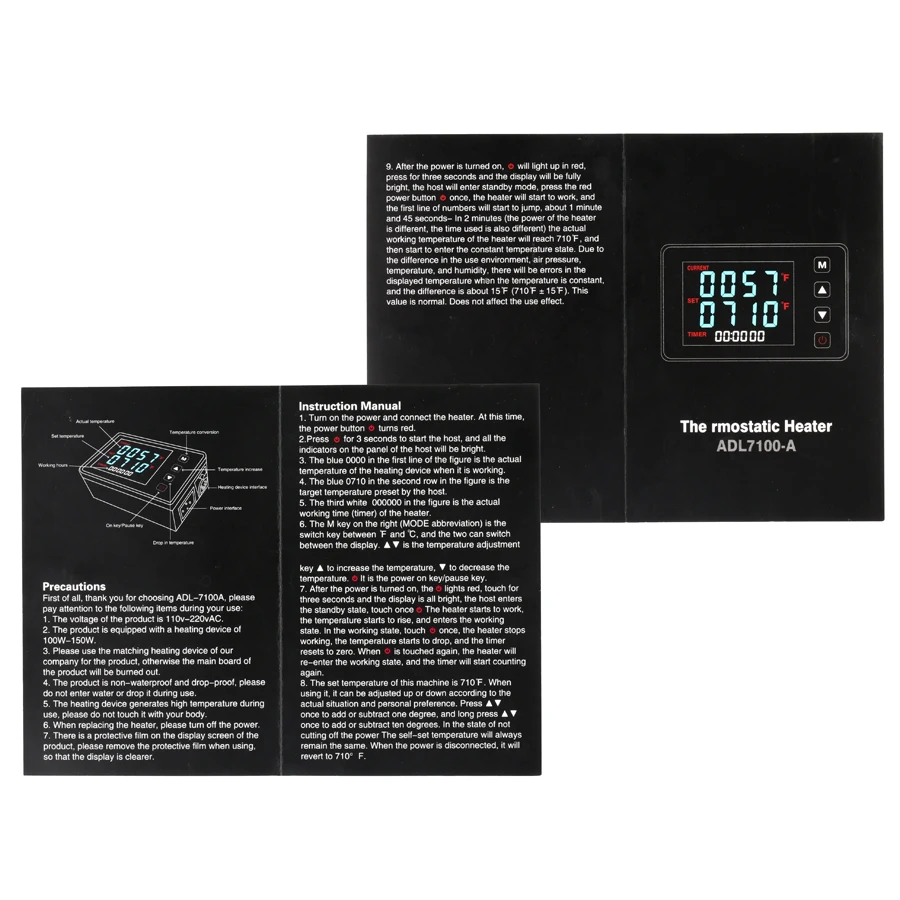 EU/UK/US/AU Plug New Generation Full Touch Screen Enail 3.0 With 25mm Heater Coil Temperature PID Controller Box Starter Kit images - 6