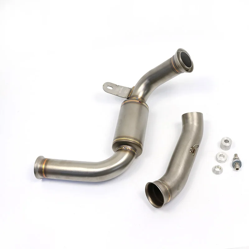 

RC390 Motorcycle Exhaust Full System Connector Tube Middle Link Pipe Slip on Exhaust for 125 250 390