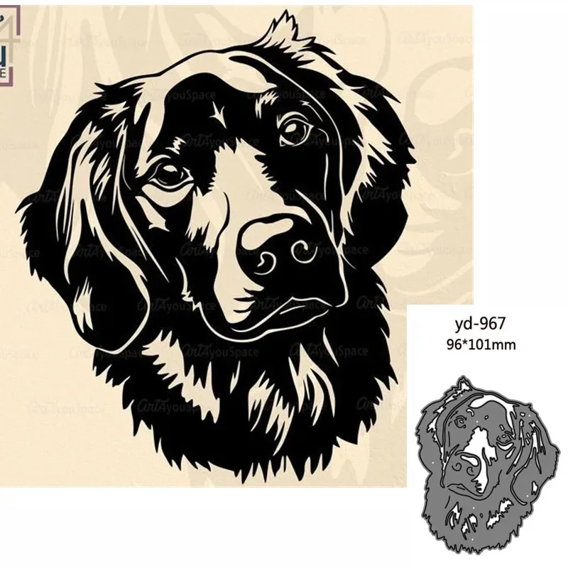 Металлические штампы Животные Собака Украшение скрапбукинг бумага рукоделие