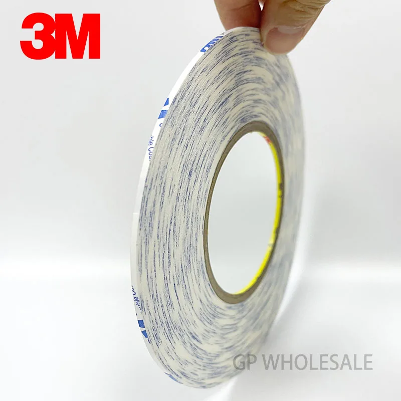

2mm~5mm choose Original 3M Double Sided Adhesive Tissue Tape for iphone samsung huawei phone Screen LCD LED Display Fix (white)