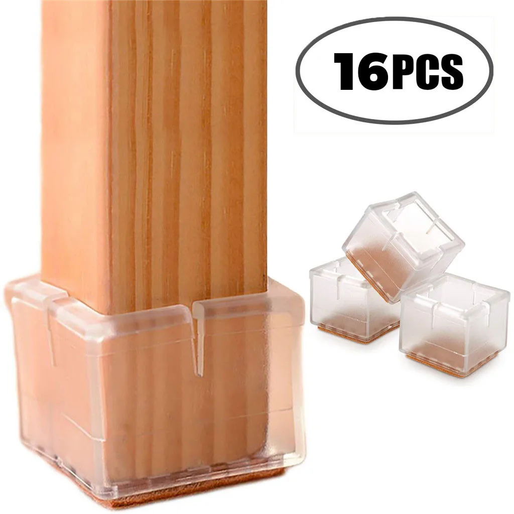 

Stainless Steel Toilet Brush Table Leg 16PC Protector Cover Floor Furniture Foot Carpet Cleaner Spray for Pets Cutlery for Sink