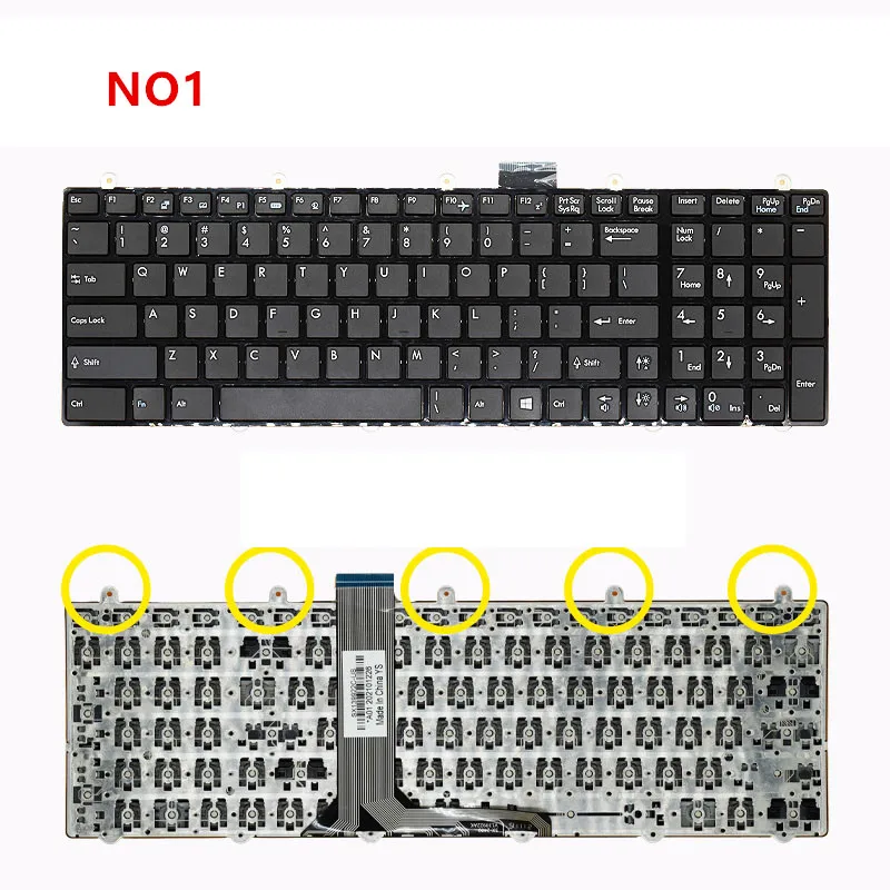 New keyboard For MSI MS-16GA MS-16GH MS-16GF MS-16GD MS-16F4 MS-16GC MS-1763 MS-1762 MS-1757 MS-1759 | Laptop Frames