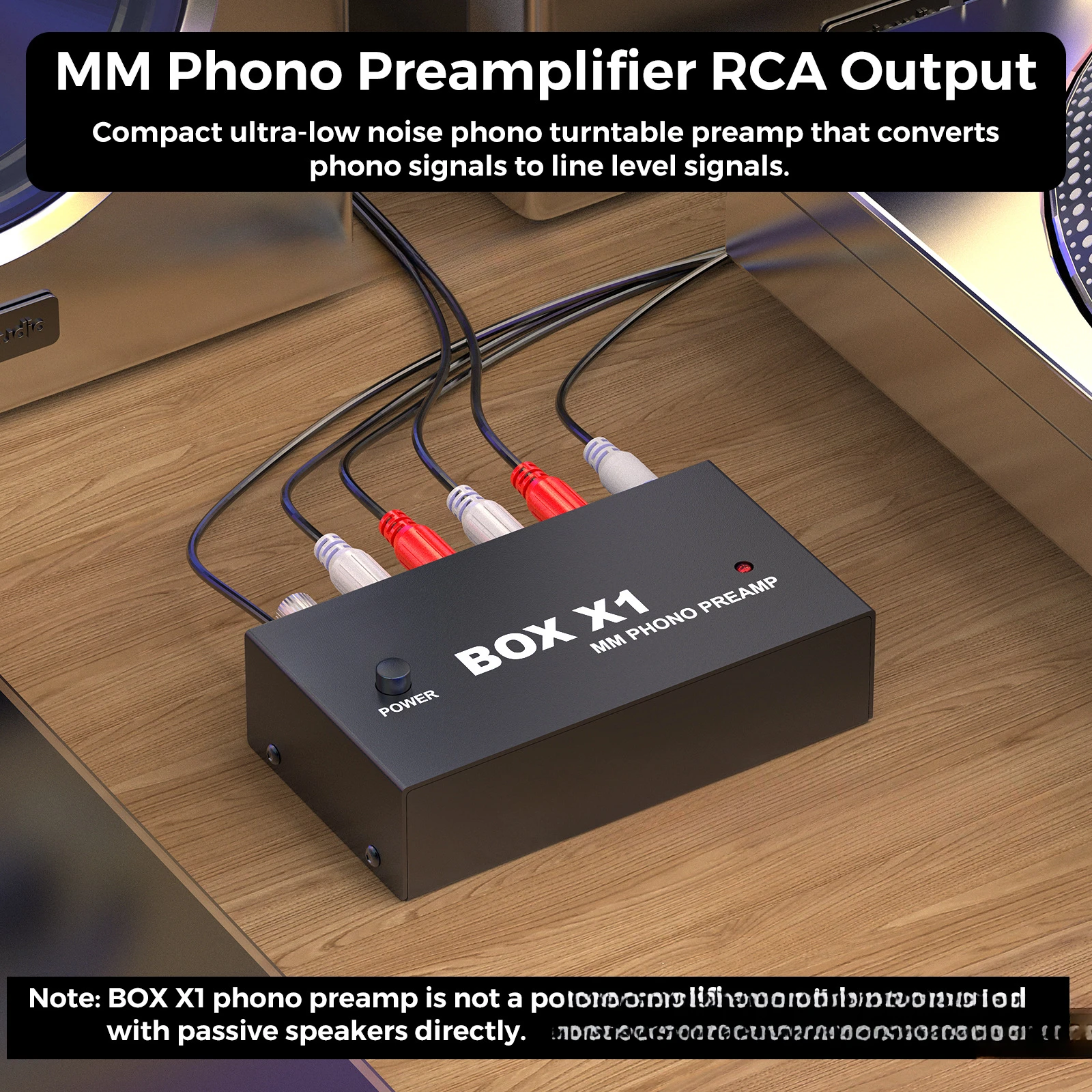 Коробка X1 MINI PHONO PREAMP проигрыватель граммофон