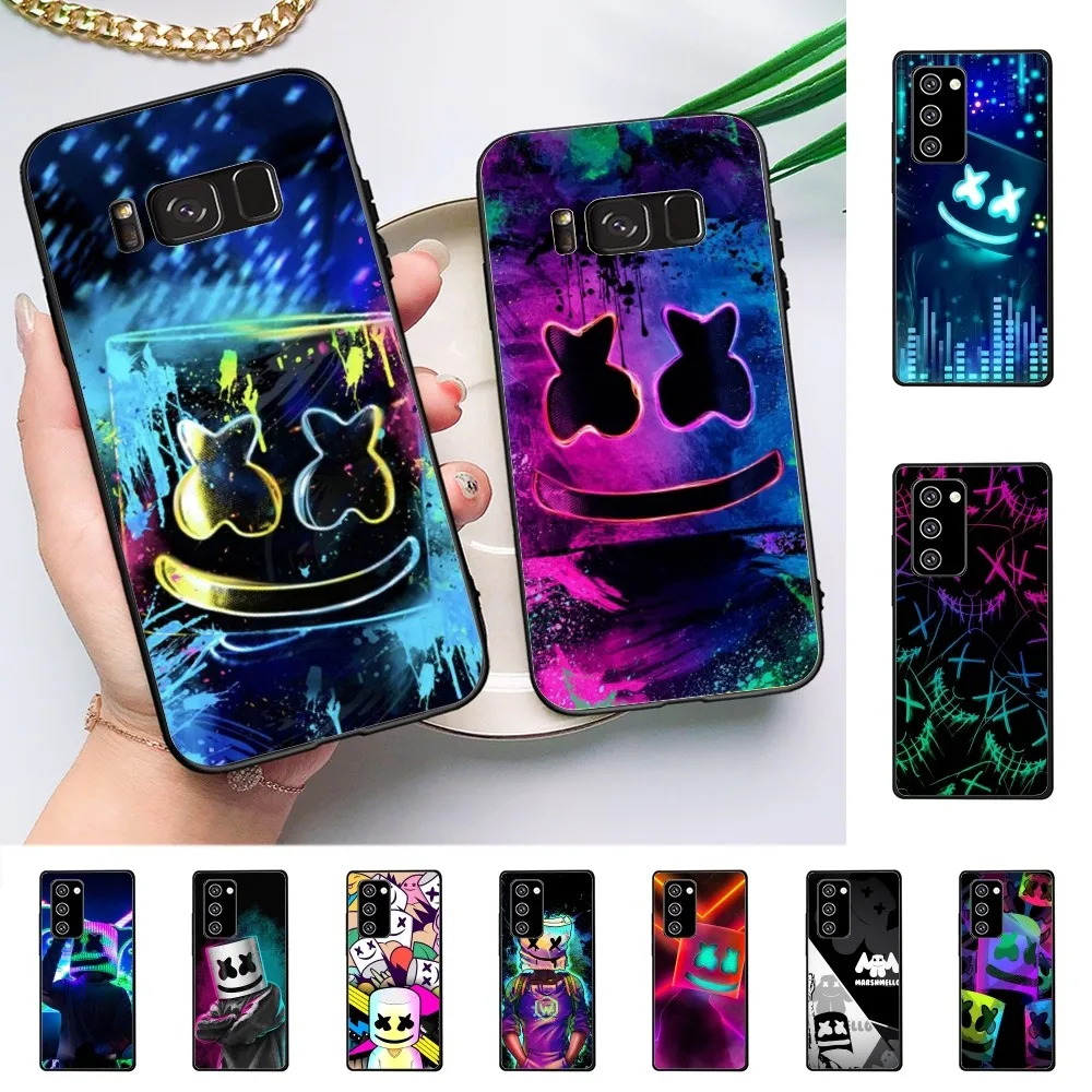 Marshmallow Dj Faces Phone Case For Samsung Note 8 9 10 20 Pro Plus Lite M 11 30 21 31 51 A 22 42 02 03