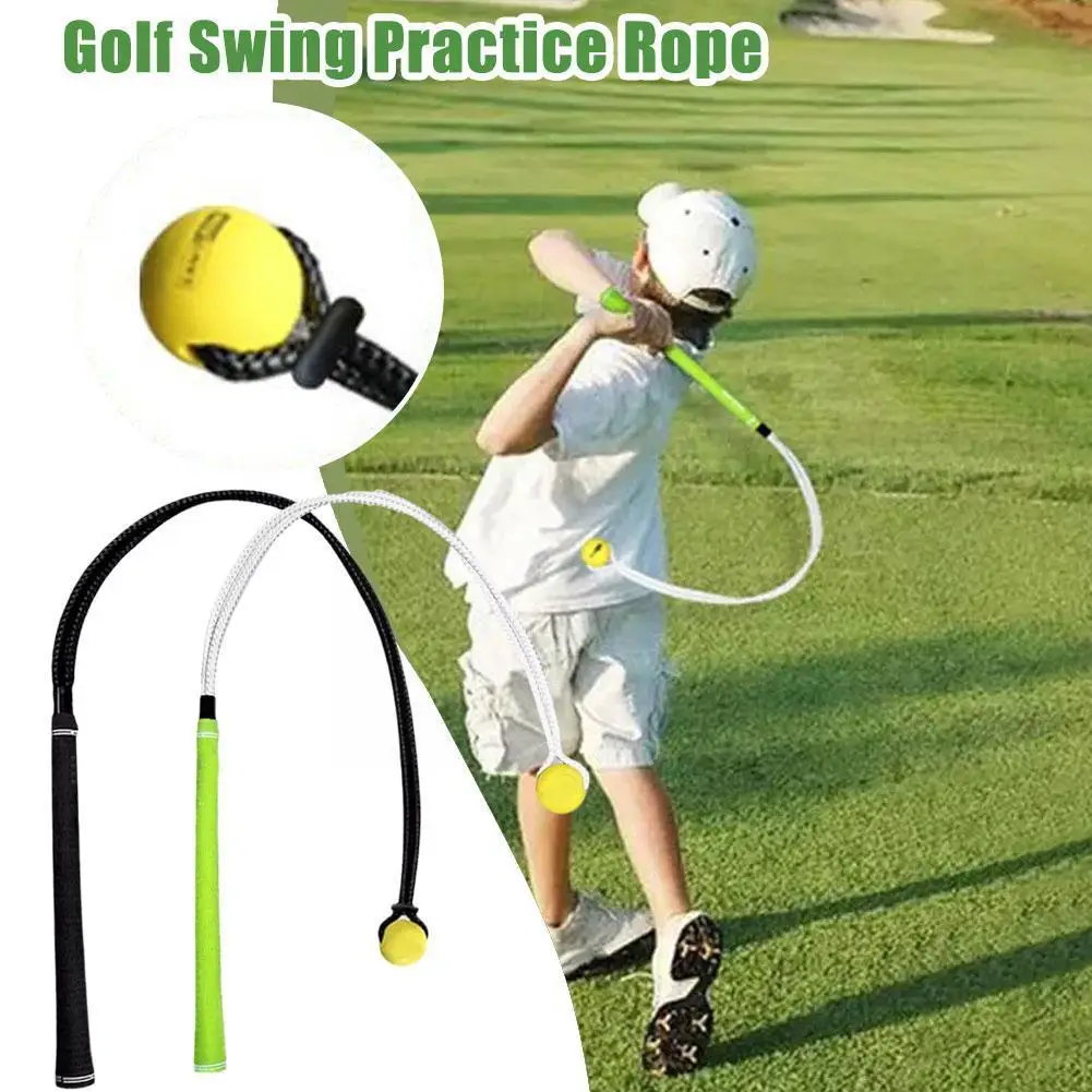 

Golf Swing Exerciser Rope Elastic Golf Training Aids Lightweight Sporting Accessories Action Durable Portable Rope Correcti O0Y9