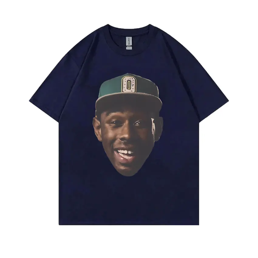 Famous Tyler The Creator Chromakopia Face Graphic T-shirts Men Women Fashion Hip Hop T Shirt Tops Male Cotton Oversized Shirts