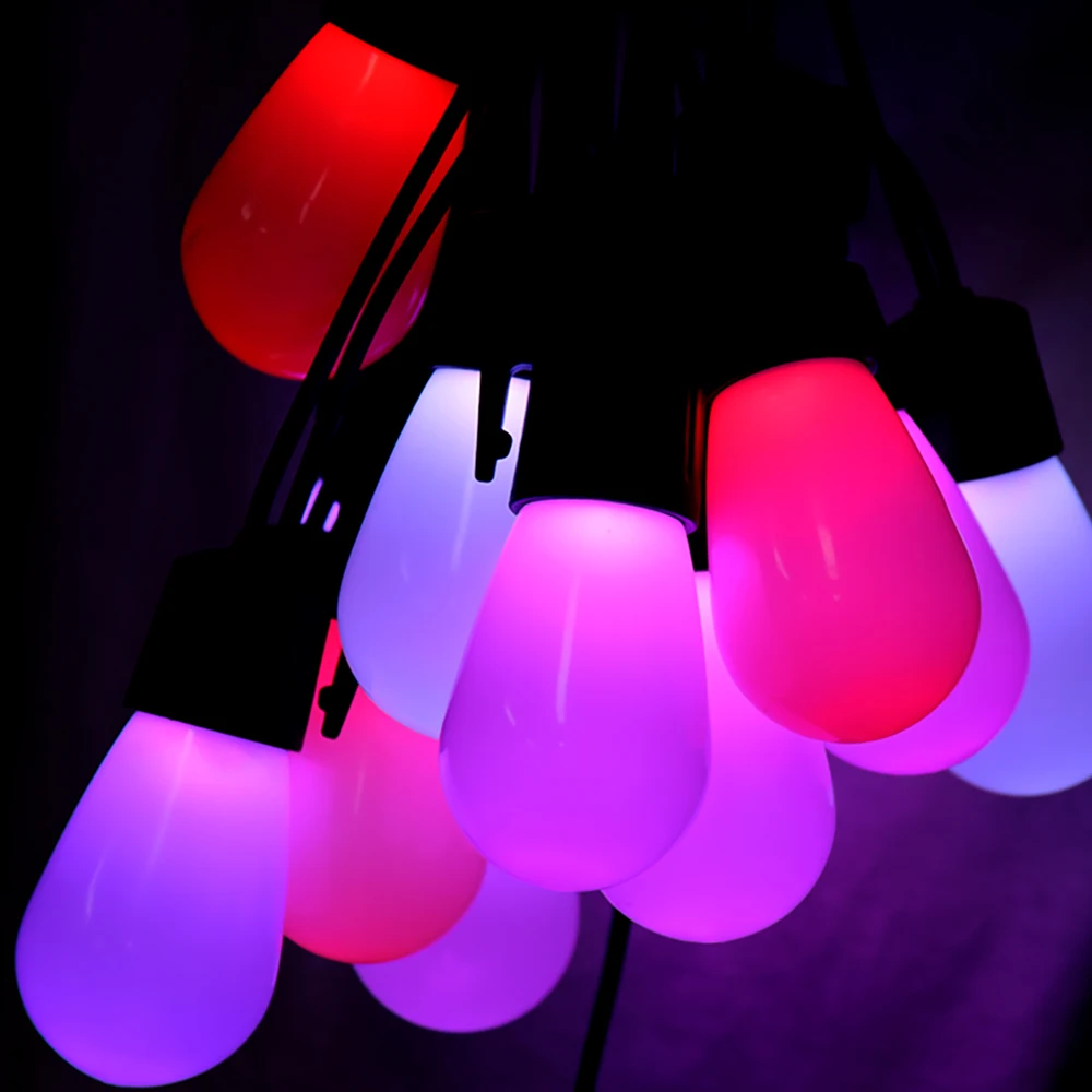 Светодиодная уличная гирлянда Tuya app WF для украшения двора освещения в кемпинге