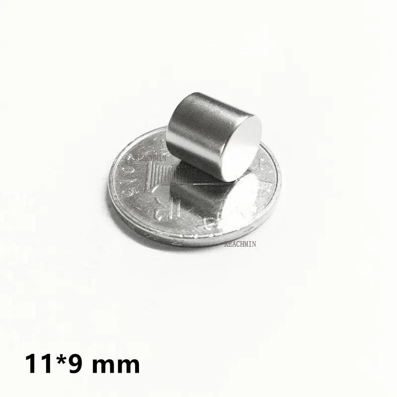 

20Pcs11x9 mm Strong Cylinder Rare Earth Magnet 11mmx9mm Round Neodymium Magnets 11x9mm Big Magnet Disc 11*9 mm N35