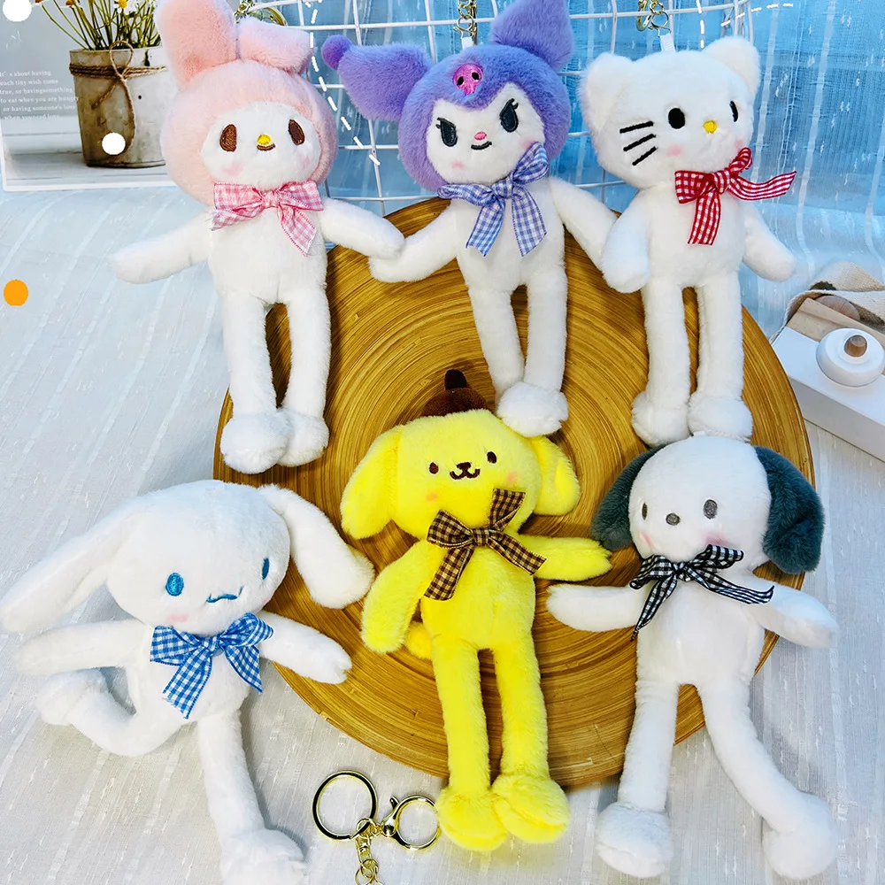 

20cm Sanrio Cartoon Kawaii Kuromi My Melody Cinnamoroll Hello Kitty Plush Toys Soft Stuffed Plushie Dolls Decor for Kids Gifts