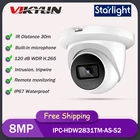 IP-камера Dahua Starlight, 4K, 8 Мп, Poe, с низким уровнем освещенности