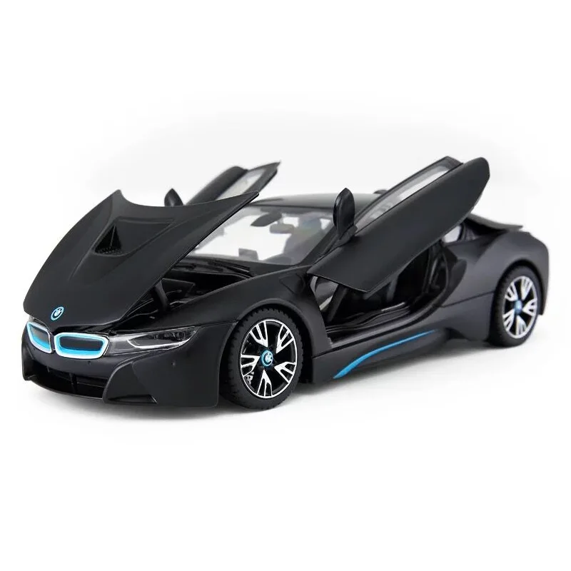 Модель автомобиля черного цвета из сплава 1:24 BMW I8 | Игрушки и хобби