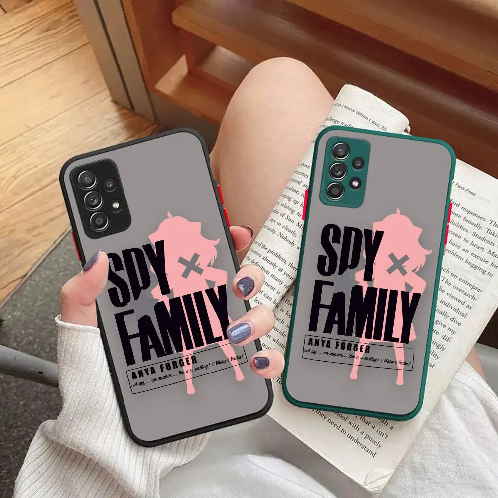 

Anime Manga Yinuoda Spy X Family Matte Case For Samsung A73 A72 A53 A33 A70 A52 A51 A50 A42 A32 A31 A30 A22 A21S A12 A10 5G Case
