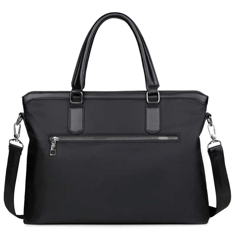 New Business Men's Executive Briefcase Oxford Casual Handbag Large Capacity Male Laptop Bag Office File Shoulder Bag