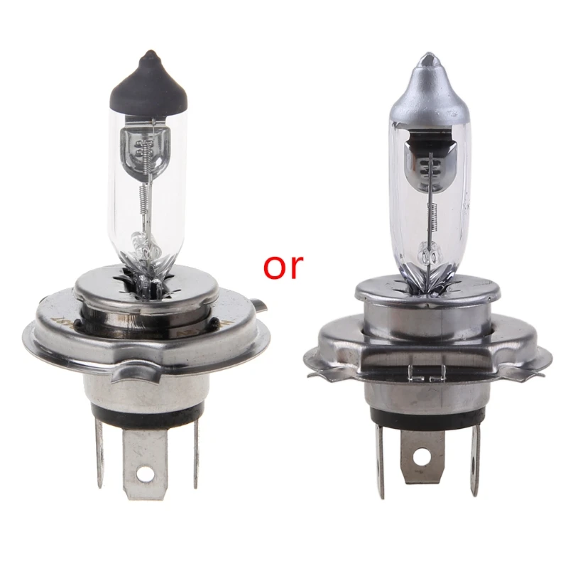 

H4 Halogen Bulbs Light Super White Xenon High Low Beam 60W 55W Motor Headlights