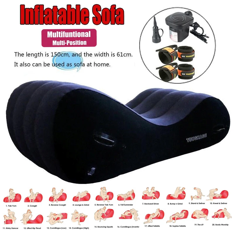 With Handcuffs Pump Magic Cushion Ramp Body Pillow Furniture Lounger