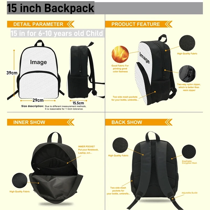 Школьный рюкзак Mochila Z-Zom-bies с передним карманом сумки на плечо сумки-карандаши для