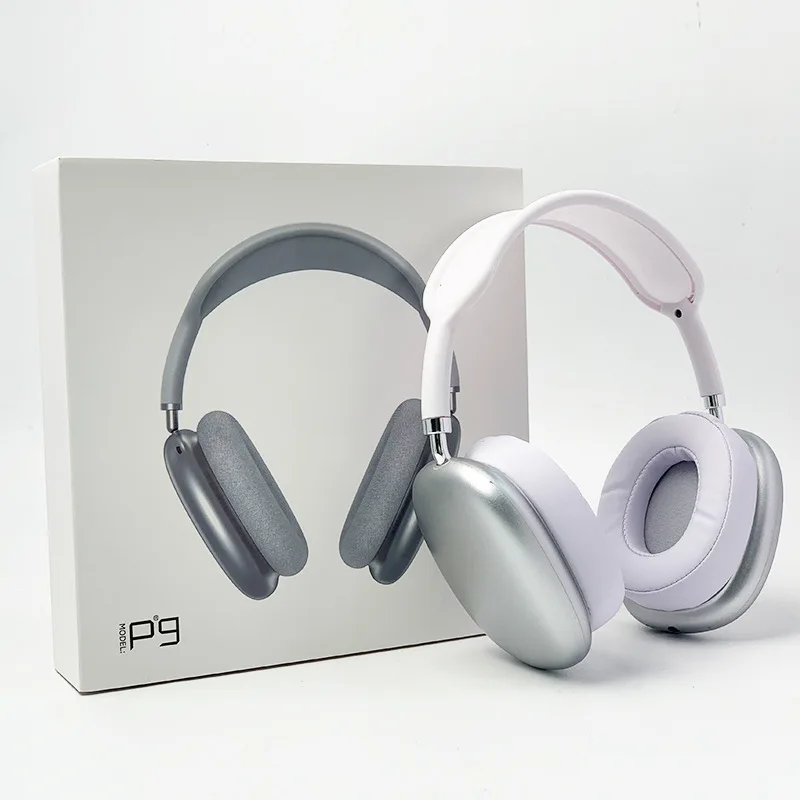 

Bluetooth-наушники P9-Max TWS, беспроводные наушники с креплением на голову, гарнитура с сабвуфером и микрофоном для IPhone, Xiaomi