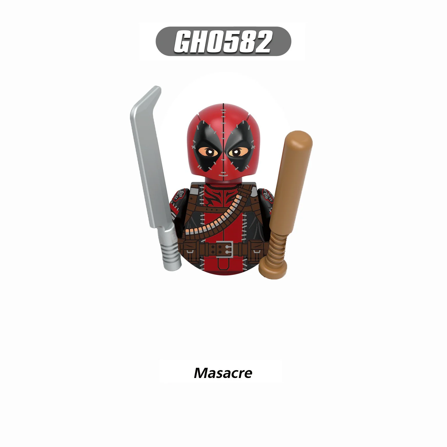 Новый Marvel Дэдпул Росомаха X-Men патч кирпичная игрушка мини-фигурка строительный
