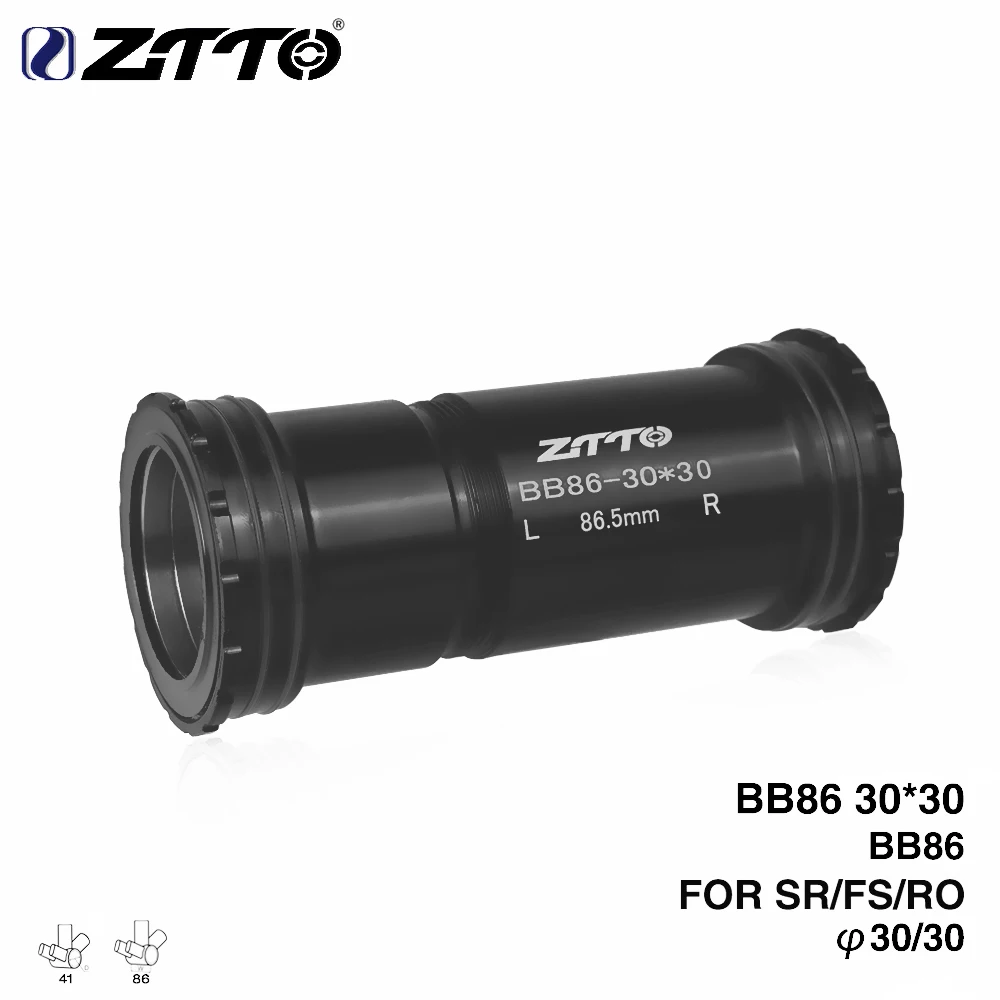 

ZTTO BB86 30 Press Fit Bottom Brackets 4 Bearings for Road Mountain bike BB Rotor chainset For 30mm Crankset 41mm Frame Shell