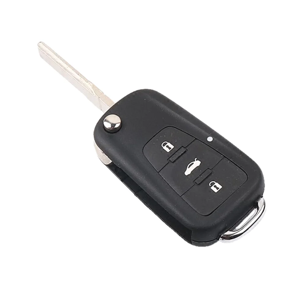 Для Roewe MG360 OEM Раскладной Автомобильный ключ с чипом ID46 433 МГц 3 кнопки для Roewe MG5 MG7 MG GT GS 350 360 750 W5 необработанный лезвие