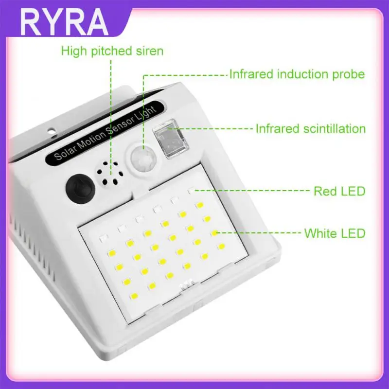 

With Motion Sensor Outdoor Wall Lamp Solar Lamp Solar Powered Light Outdoors Garden Street Lighting Garden Security Wall Light