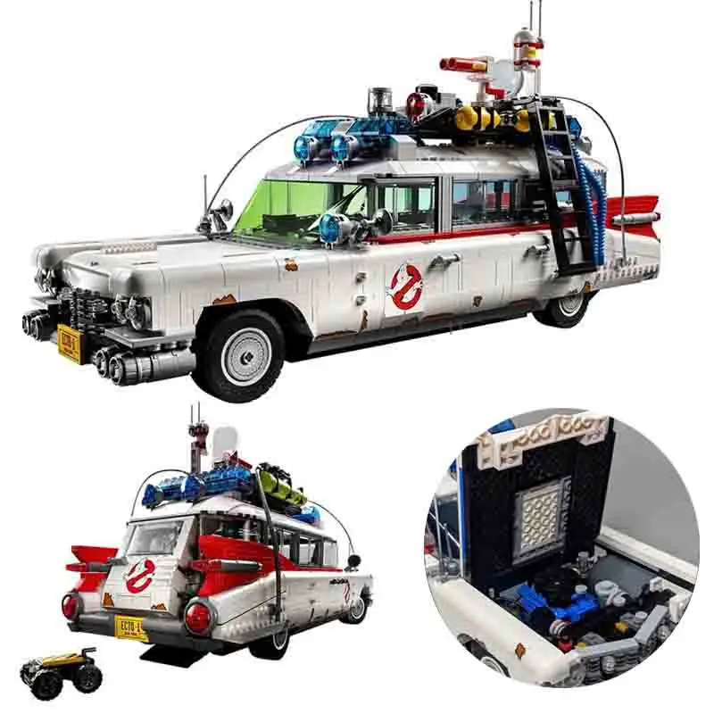 

2023 NEW In Ghostbusters ECTO-1 Compatible 10274 Creative Vehicle Building Blocks MOC Bricks Toy Car Model Car Kit for Adults