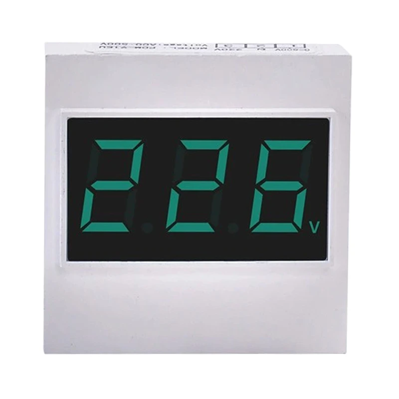 

50-500V AC Voltage Panel Power Volt Test Monitor Gauge Meter 2/3 Wires for Water Pump Voltage Regulator Inverter Drop Shipping
