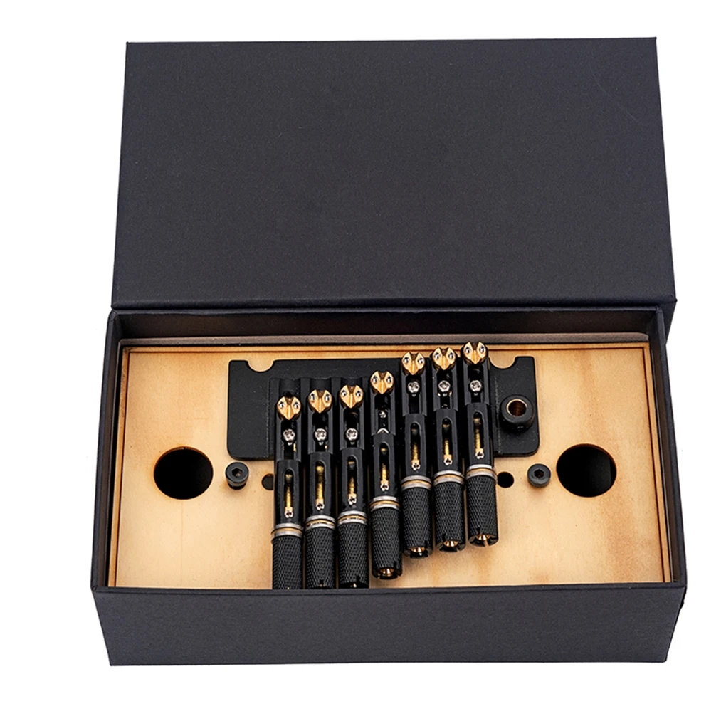 

7-string Headless Guitar Fretboard Tailpiece Metal Tremolo Bridge Stringed Musical Instruments Repairing Supplies