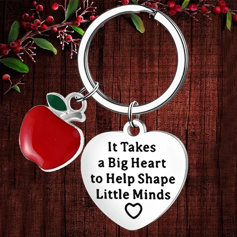 Очаровательный брелок для ключей на день учителя с учителем держатель