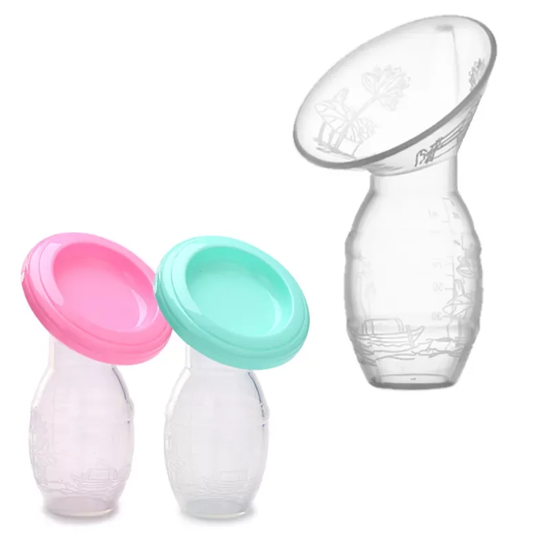 

Baby Feeding Manual Breast Pump Partner Breast Collector Automatic Correction Breast Milk Silicone Pumps PP BPA Free