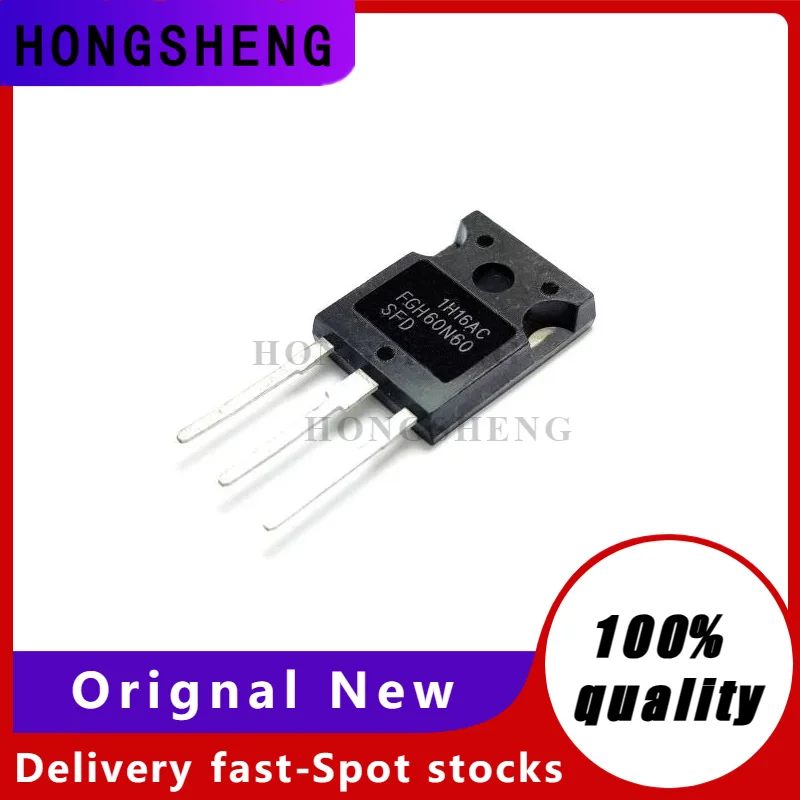 Новый оригинальный импорт 2022 + FGH60N60SFD FGH60N60 IGBT 600V 60A TO-247 10 шт./партия
