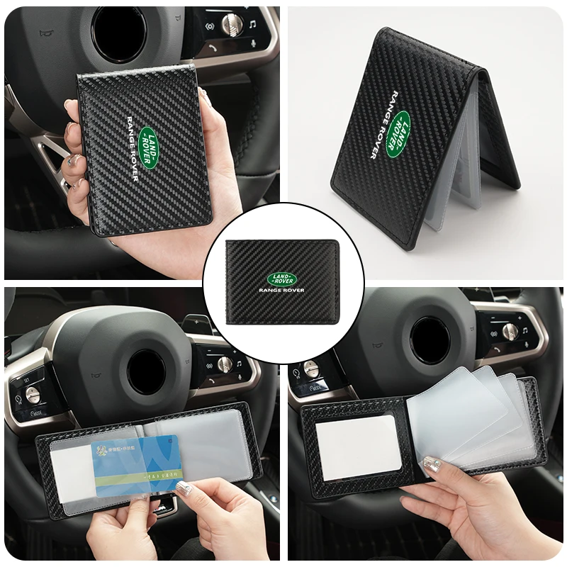 Держатель для удостоверений личности из углеродного волокна сумка Land Rover Freelander L2