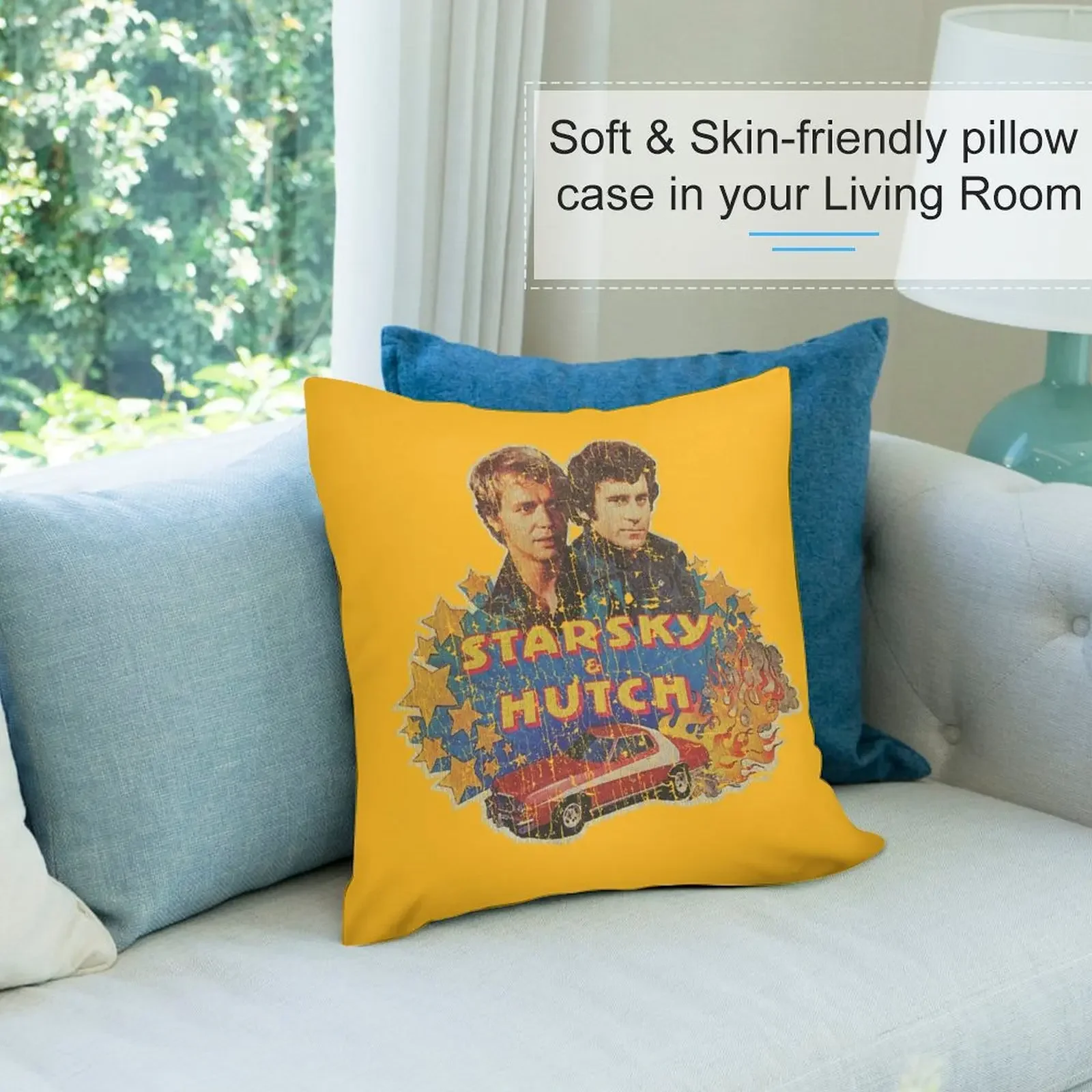 Подушка Starsky &amp Hutch 1975 декоративная подушка для дивана прямоугольная наволочка