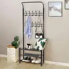 Металлическая вешалка для одежды, железная вешалка для одежды, напольный шкаф для одежды, полка для спальни, гостиной