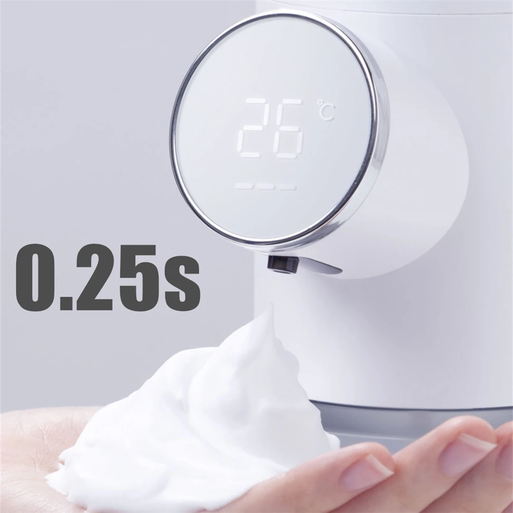 

1500mAh USB Charging Automatic Induction Foam Soap Dispenser Smart Infrared Touchless Hand Washer For Kitchen Bathroom