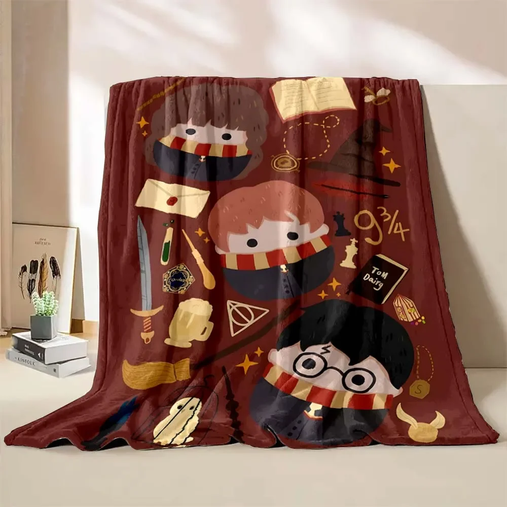 Гарри Поттер Волшебные Инструменты с принтом мультфильма Одеяло для детей и
