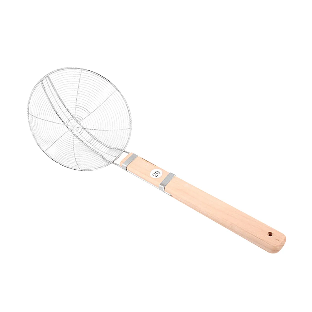 

Skimmer Spoon Strainer Cooking Slotted Mesh Stainless Steel Ladle Colander Filter Fryer Fine Fat Skimmers Soup Sieve Strainers