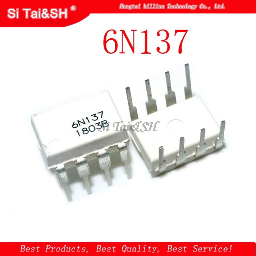 

10 шт. 6N137 DIP DIP8 новый оригинальный