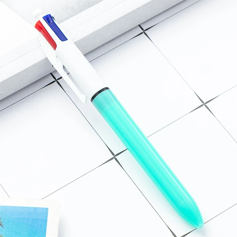 Выдвижные шариковые ручки 4-в-1 4 цвета чернильные 1 0 мм офисные школьные