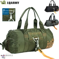 lqarmy tactical parachute sport duffle bag 1000d nylon outdoor travel belt bag camping tactical crossbody bag