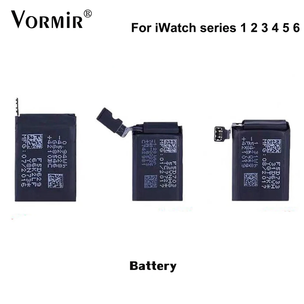 Высококачественные Сменные Аккумуляторы для Apple Watch Series 1 2 3 4 5 6 S4 S2 S3 GPS + LTE 38 мм 42 40