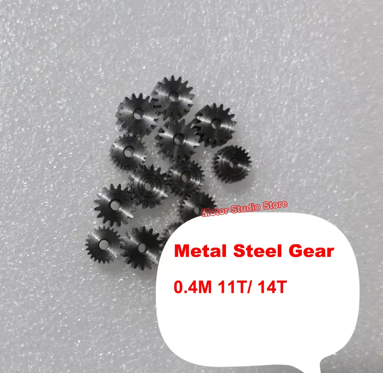 Высокая износостойкость, твердость 0,4 м, модуль 11T/14T, зубцы, шестерня игрушечного автомобиля, стальная металлическая шестерня для осевого отверстия вала 2 мм