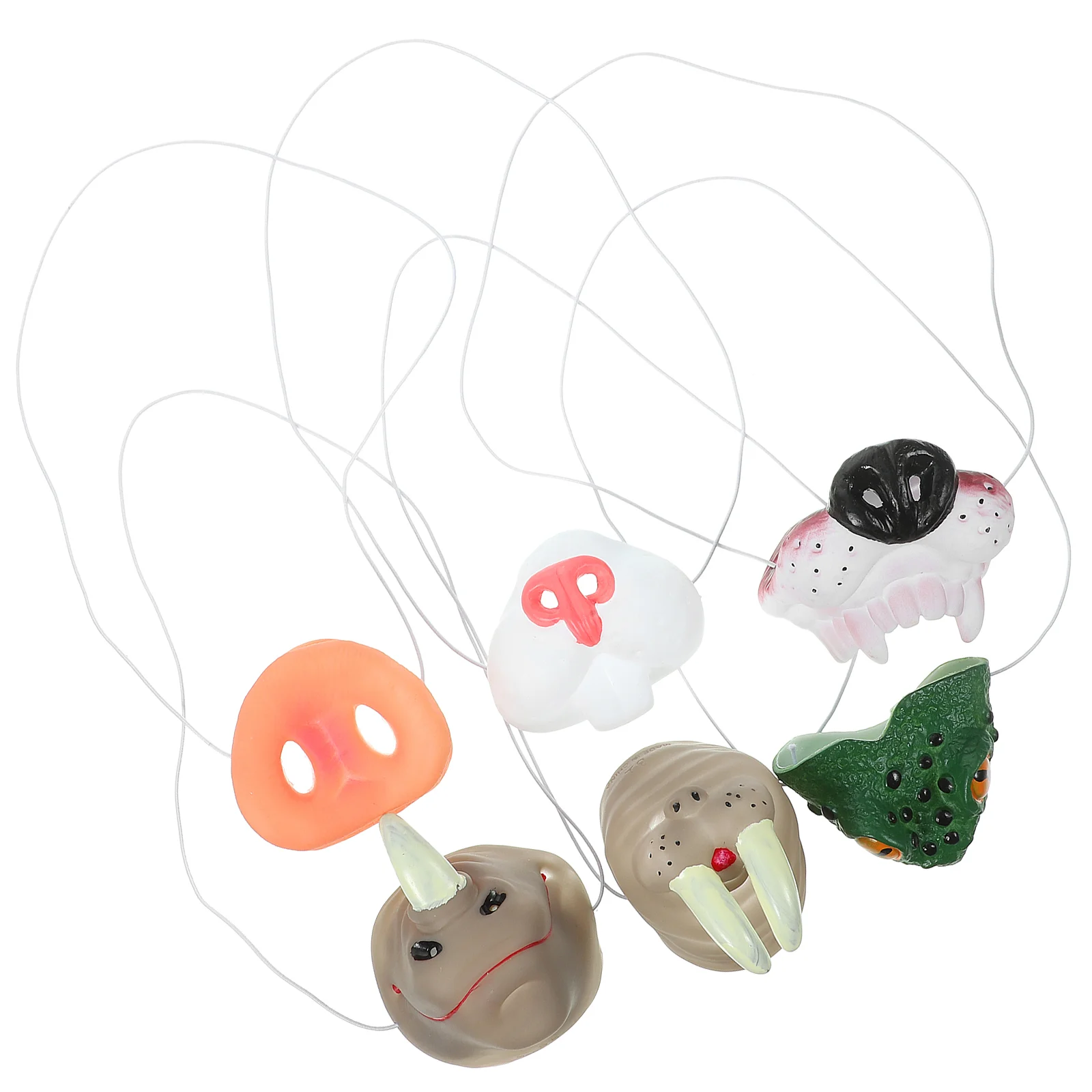 

Replaceable Circus Noses Carnival Supply Party Toy Compact Animal Small