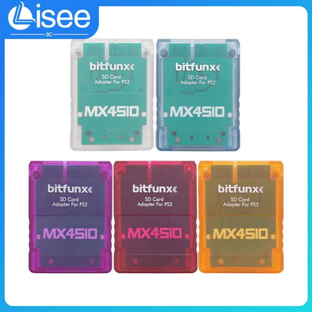 

For Ps2 Portable Game Card Adapter Sio2sd Card Adapter Durable Consoles Adapter Adapter Transparent Made By Hand Compatible