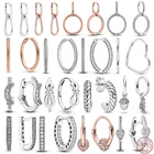 Женские серьги из серебра 925 пробы, в форме сердца