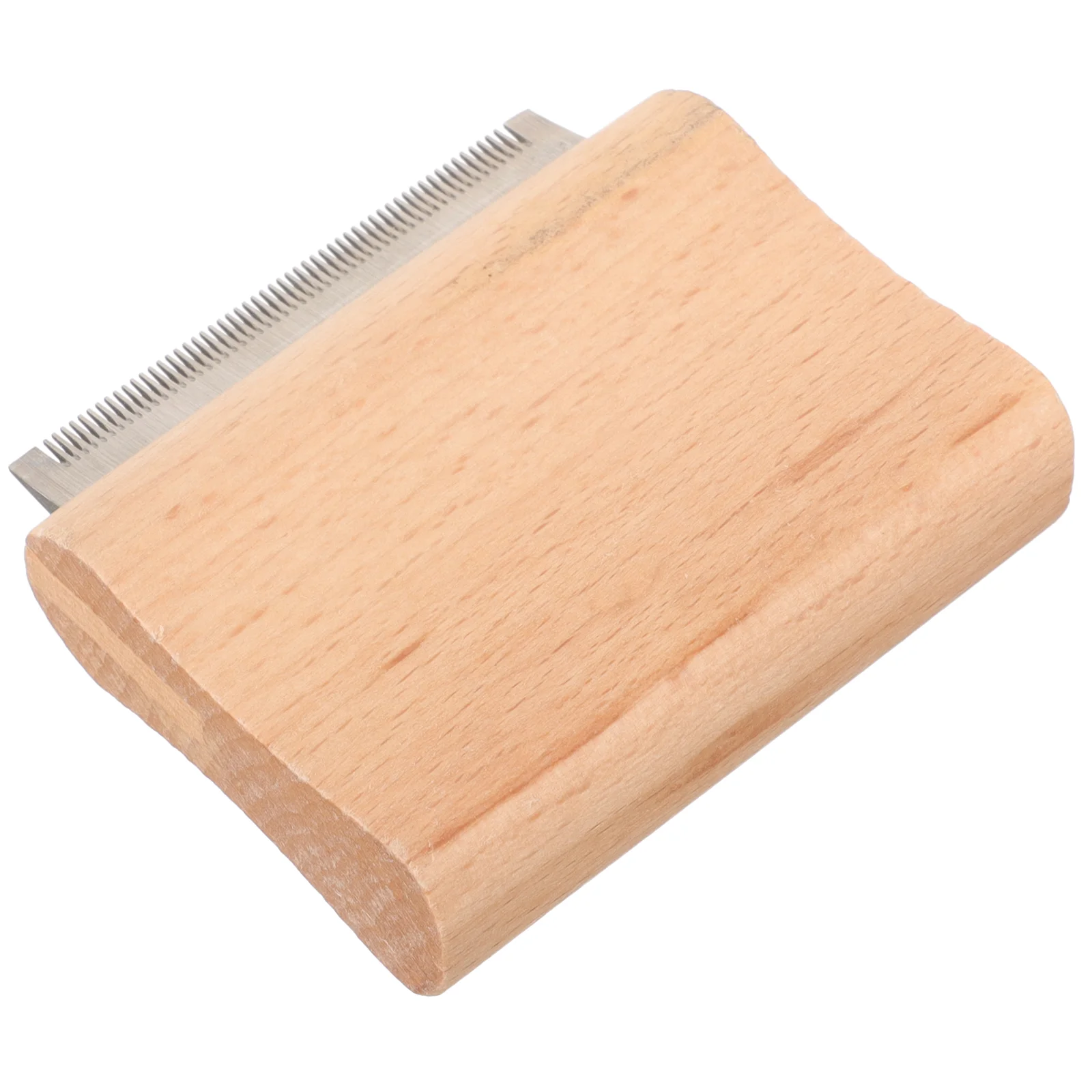 Шпатель деревянная щетка для лошади скребок волос на теле металлический